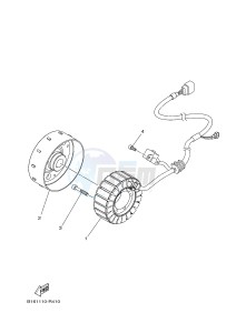 YFM700FWAD YFM70GPSG GRIZZLY 700 EPS SPECIAL EDITION (B313) drawing GENERATOR