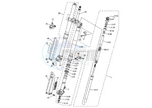 YZ F 250 drawing FRONT FORK MY02