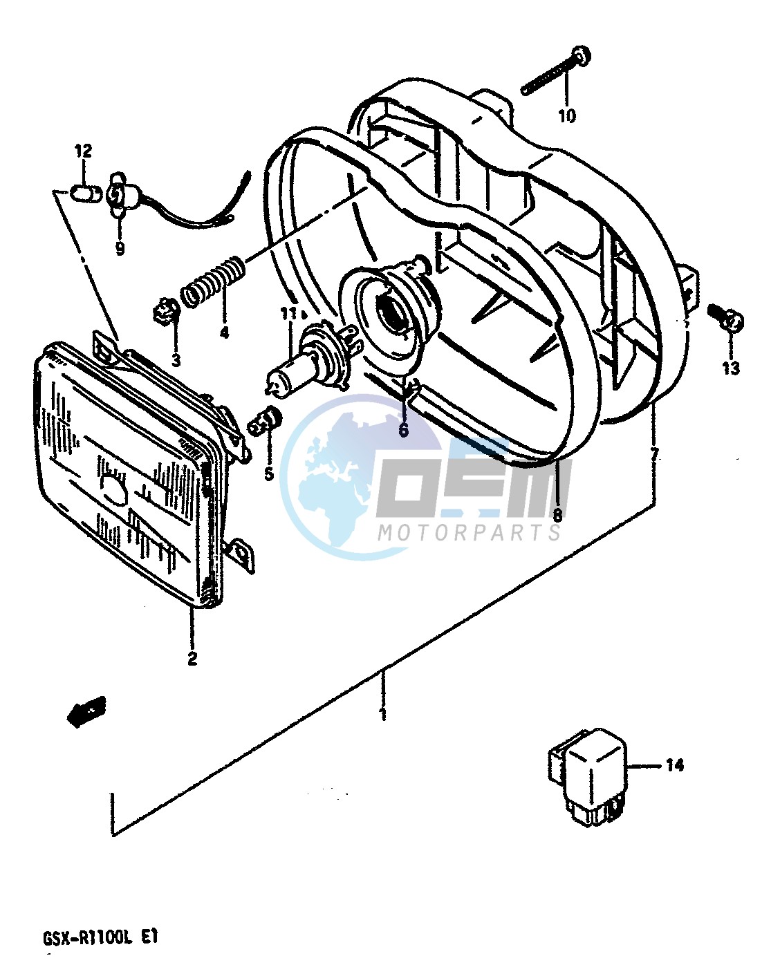 HEADLAMP (MODEL K E18)