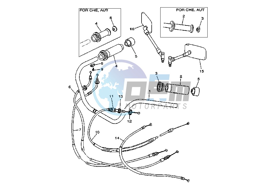 STEERING HANDLE -CABLE