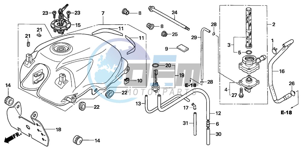 FUEL TANK (CBF600S6/SA6)