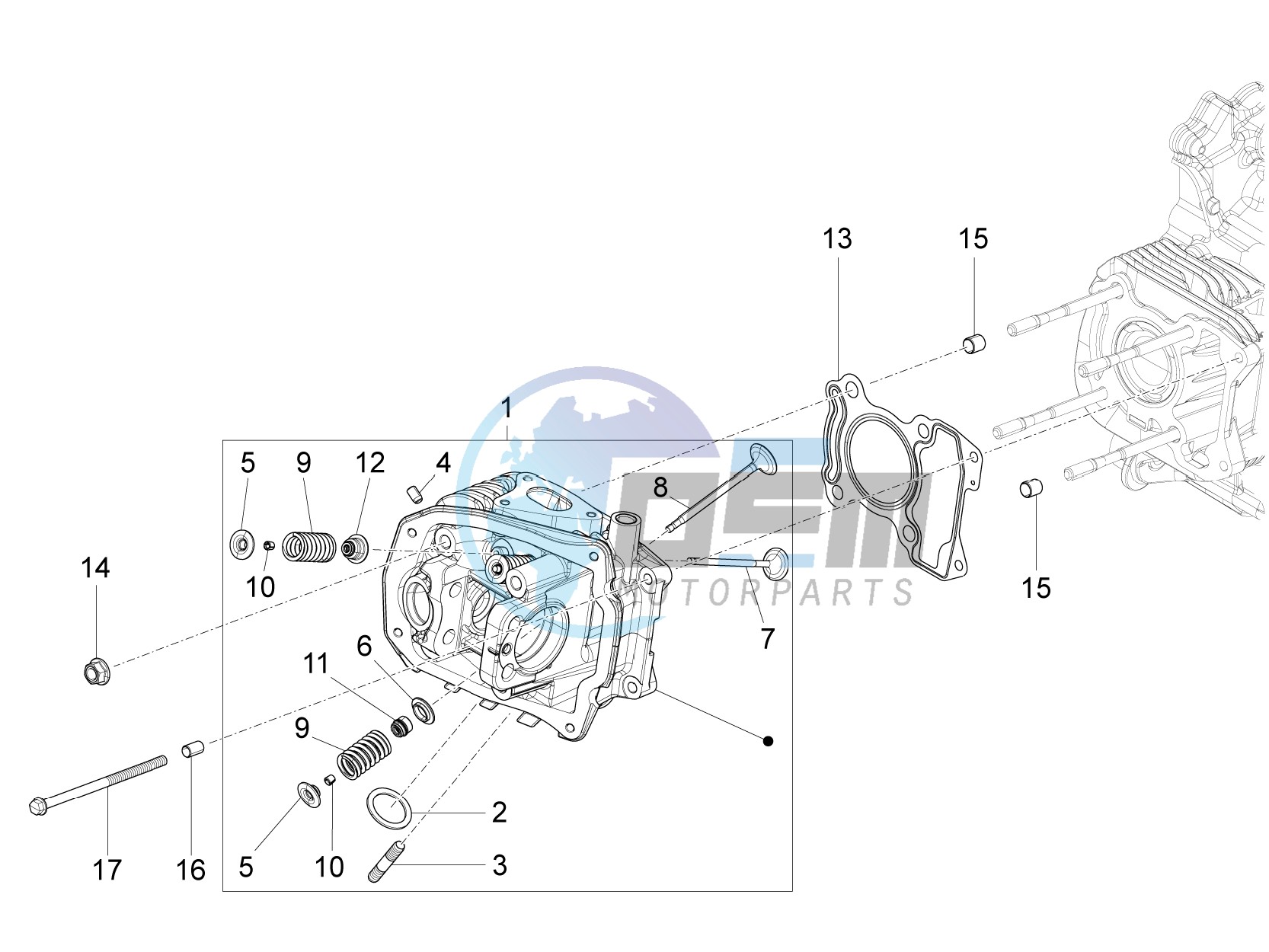 Cylinder head unit - Valve