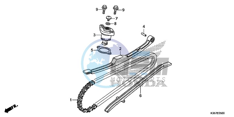 CAM CHAIN/TENSIONER