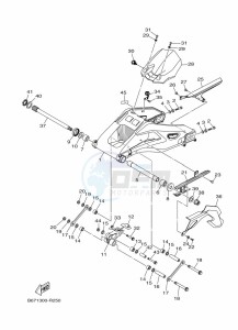 MT-10 MTN1000 (B5Y1) drawing REAR ARM