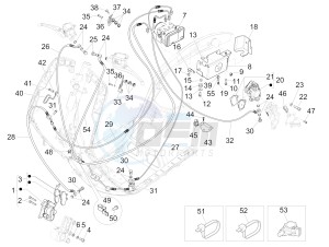 946 150 4T 3V ABS (NAFTA, APAC) AU, CN, JP, RI, TW, USA) drawing Brakes pipes - Calipers (ABS)