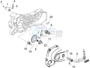 LX 150 4T E3 drawing Starter - Electric starter