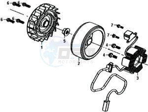 ORBIT III 50 25KMH (L8) NL drawing MAGNETO / FLYWHEEL