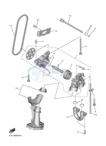 YZF-R6 YZFR6HC 600 YZF-R6 (BN61 BN62) drawing OIL PUMP