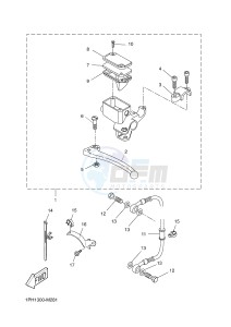 NS50 NITRO (1PH4) drawing REAR MASTER CYLINDER