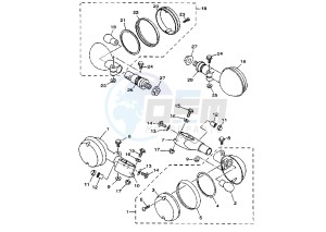 XVS DRAG STAR 1100 drawing FLASHER LIGHT