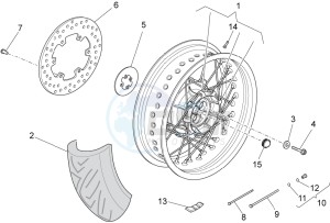 Griso S.E. 1200 8V drawing SE Rear wheel