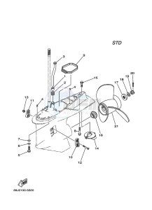 F225A drawing PROPELLER-HOUSING-AND-TRANSMISSION-2