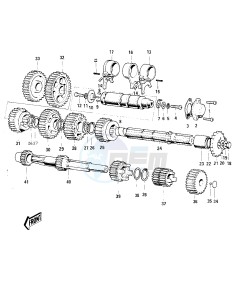 MC1 (A-B) 90 drawing TRANSMISSION_CHANGE DRUM -- 73-75 MC1_MC1-A_MC1-B- -