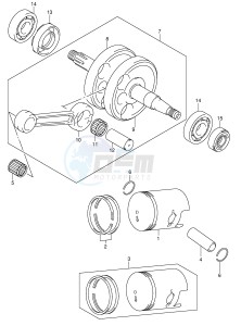 JR50 (P3-P28) drawing CRANKSHAFT