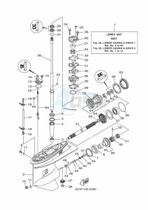 FT60GET drawing PROPELLER-HOUSING-AND-TRANSMISSION-1