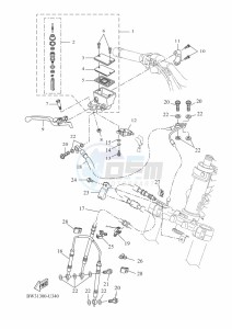 XTZ690 TENERE 700 (BMB9) drawing FRONT MASTER CYLINDER