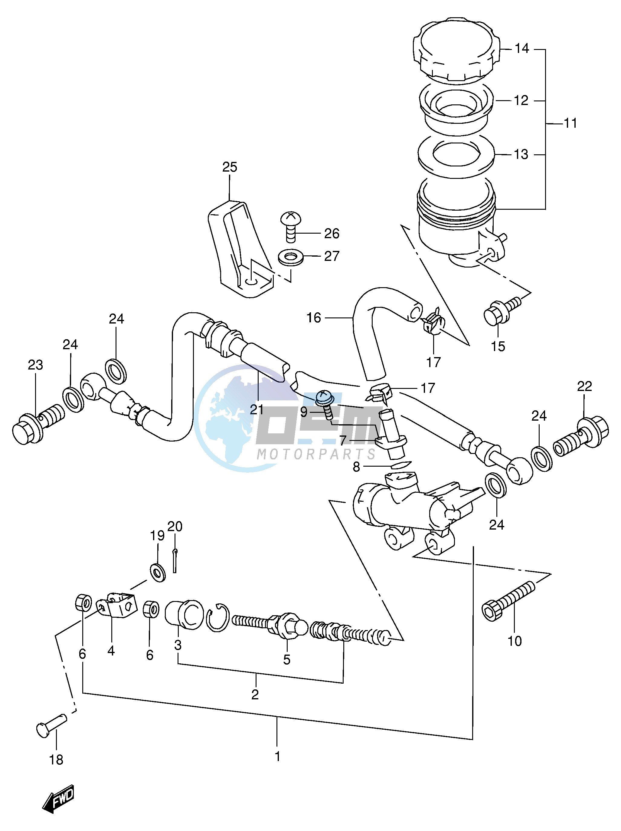 REAR MASTER CYLINDER