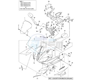 FZ6 FAZER S2 600 drawing COWLING