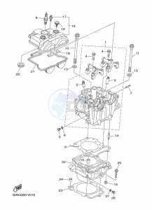 WR250F (BAK9) drawing CYLINDER