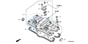 CB1300SA9 Australia - (U / ABS BCT MME TWO) drawing CYLINDER HEAD COVER