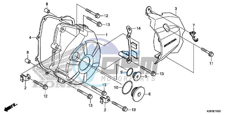 LEFT CRANKCASE COVER