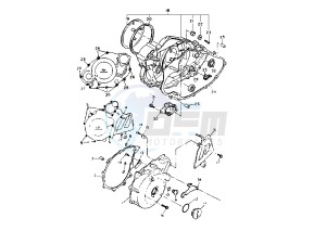 TT K 600 drawing CRANKCASE COVER