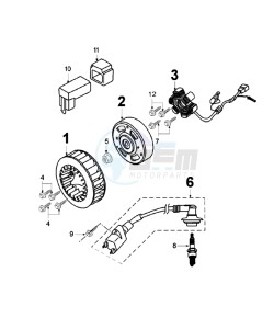 VIVA XRN A EU1 drawing IGNITION PART