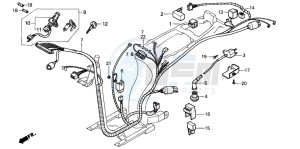 SH50 SCOOPY drawing WIRE HARNESS