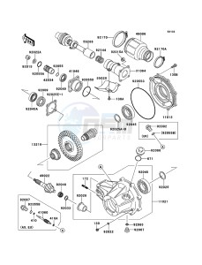 KLF250 KLF250-A3 EU GB drawing Drive Shaft/Final Gear