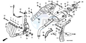 CBR600RR9 Europe Direct - (ED / MK) drawing EXHAUST MUFFLER