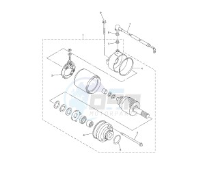 XJ6-FA DIVERSION ABS 600 drawing STARTING MOTOR