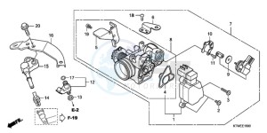 SH300AR9 Europe Direct - (ED / ABS SPC) drawing THROTTLE BODY