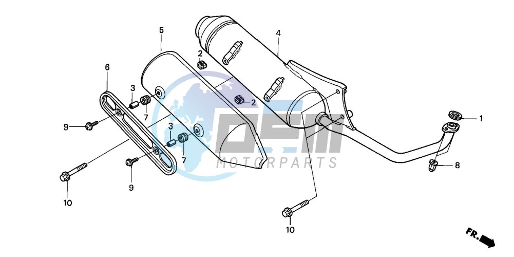 EXHAUST MUFFLER