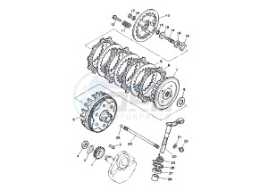 TW 125 drawing CLUTCH