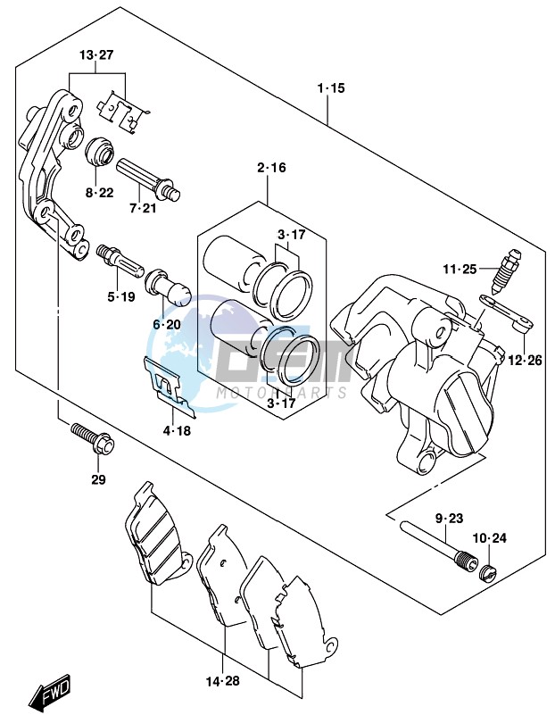 FRONT CALIPER