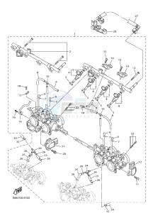 FJR1300AE FJR1300-AS ENGLAND drawing INTAKE 2