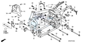 VT750CA9 Australia - (U / ST) drawing FRAME BODY