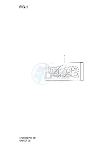 LT-Z50 (P19) drawing GASKET SET