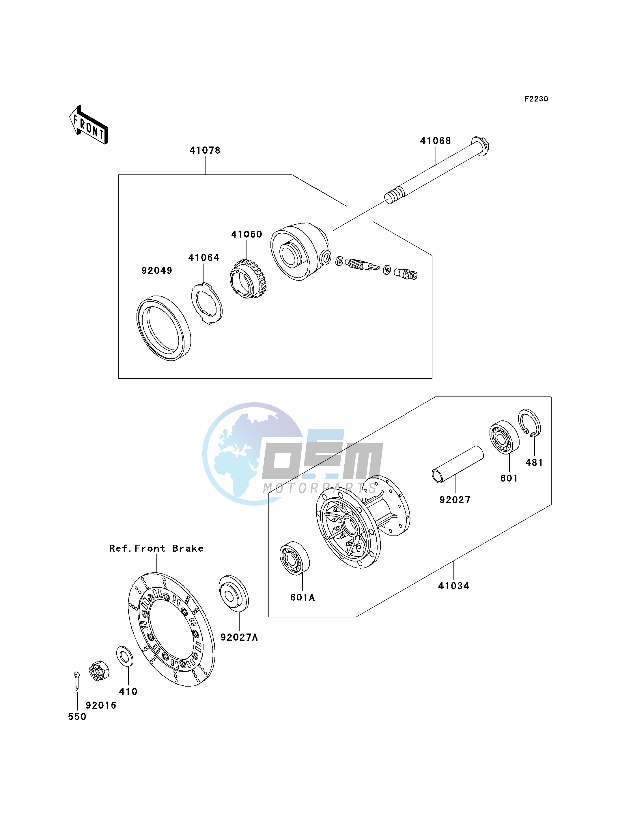 FRONT HUB