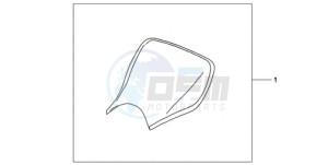 CBR1000RA9 Europe Direct - (ED / ABS MME) drawing E-SEAT