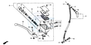 NV400C drawing FR. BRAKE MASTER CYLINDER