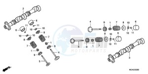 GL1800A SI - (SI) drawing CAMSHAFT/VALVE