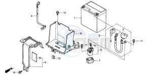 NES150 125 drawing BATTERY