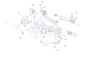 Primavera 50 4T-4V (EMEA) drawing Selectors - Switches - Buttons