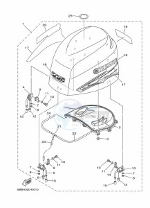 F225CETL drawing FAIRING-UPPER