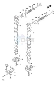 DF 200A drawing Camshaft