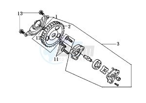 EURO MX EU2 - 150 cc drawing OIL PUMP