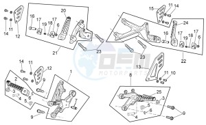 TUONO 1100 V4 RR E4 ABS (APAC) drawing Foot rests