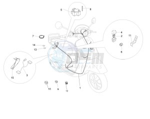 LXV 50 2T drawing Main cable harness