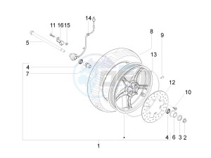 Runner 50 Pure Jet drawing Front wheel